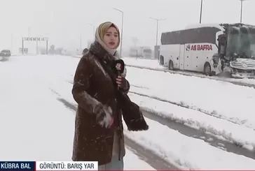 Bolu Dağı'nda yoğun kar yağışı! Trafikte aksama yaşanıyor mu?