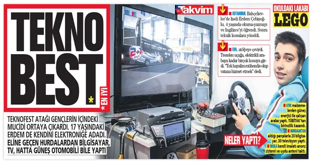 Lisesli Erdem zekasıyla sınır tanımıyor! Elektronik eşyalarla mucizeler yaratıyor