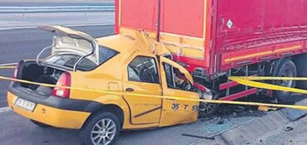 TIR’a böyle çarptı