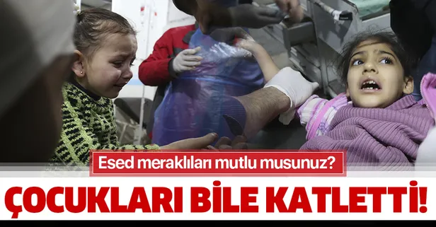 Son dakika: Esed rejimi İdlib'de katliam yaptı! Ölenlerin arasında çocuklar da var