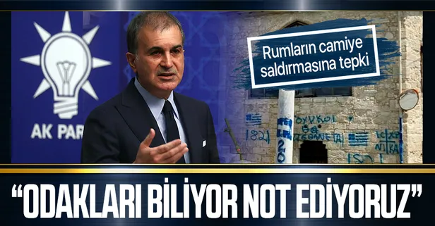 Son dakika! AK Parti Sözcüsü Ömer Çelik Güney Kıbrıs'ta bir camiye yönelik saldırıyı kınadı