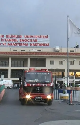 İstanbul Bağcılar'da hastane yangını