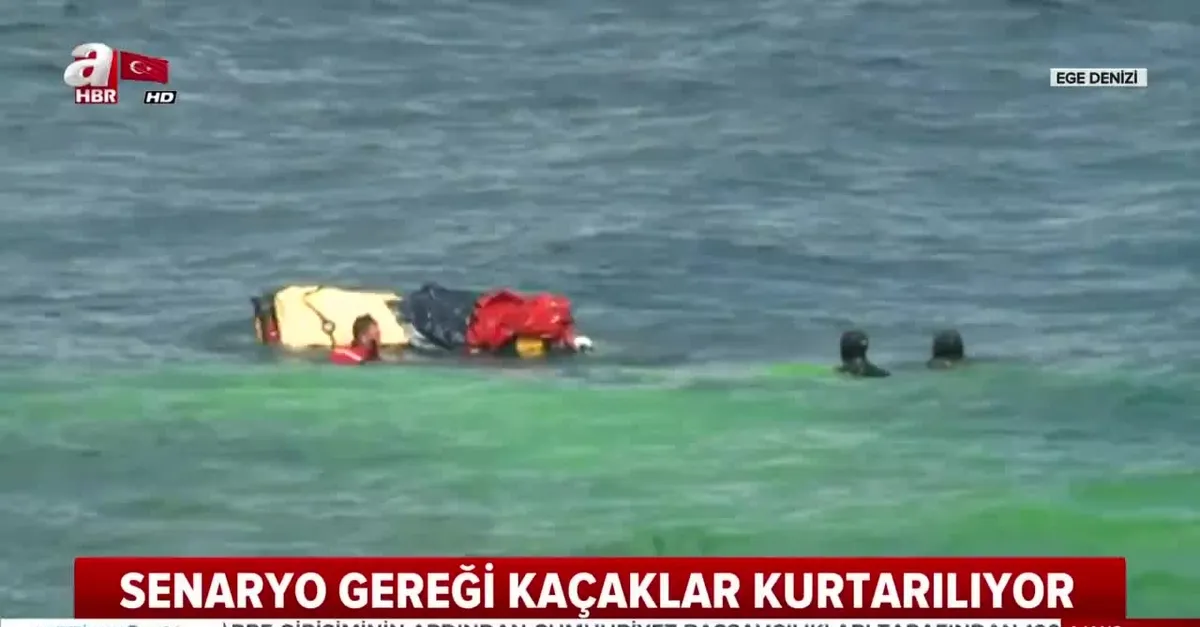 Ege’de nefes kesen tatbikat! (Video)