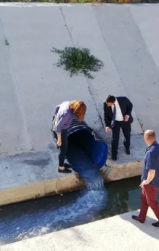 Tekirdağ'da panik yaratan görüntü