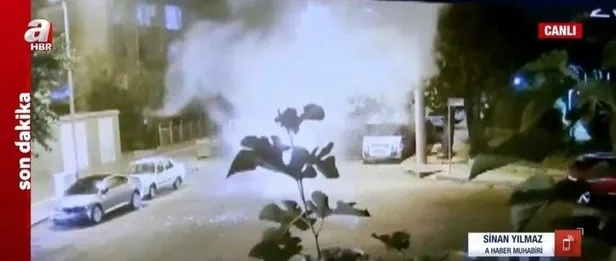 Son dakika: Diyarbakır Yenişehir'de polis karakoluna EYP'li saldırı: Olay yerinden görüntüler-3