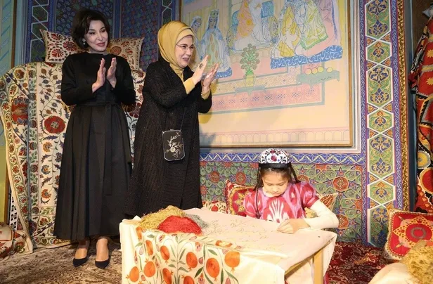Başkan Recep Tayyip Erdoğan'ın eşi Emine Erdoğan'dan Özbekistan ziyaretine ilişkin açıklama-1