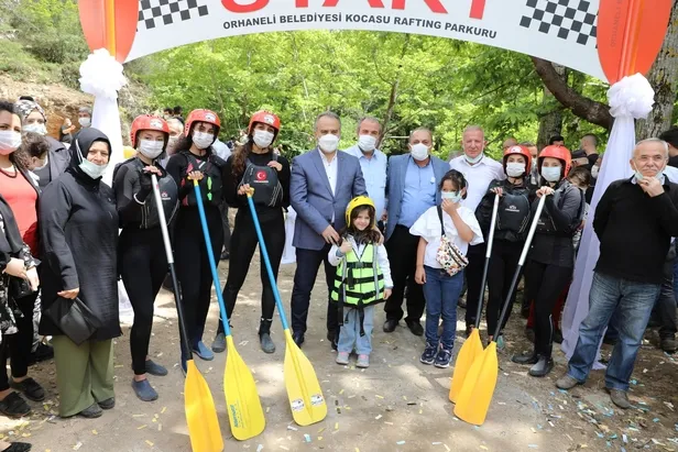 Marmara’nın ilk rafting parkuru Orhaneli’de açıldı-4