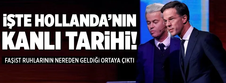 İşte Hollanda'nın katliam tarihi