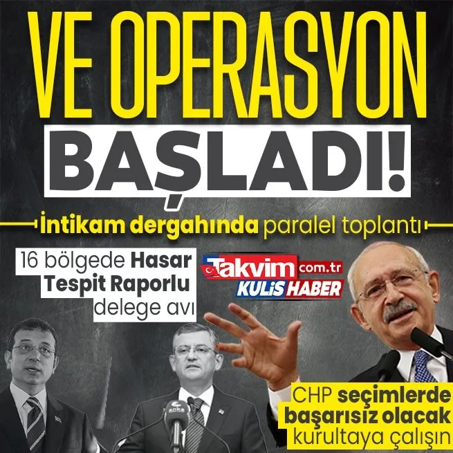 Kılıçdaroğlu 1 Nisan operasyonunu başlattı! CHP seçimlerde başarısız olacak kurultaya çalışın talimatı: İntikam dergahında paralel toplantı