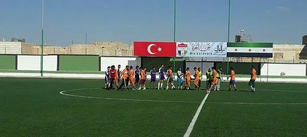 TSK’nın terörden temizlediği El Bab’da futbol sevinci