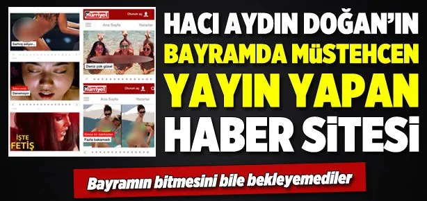 Bayramda bile müstehcen yayın yaptılar