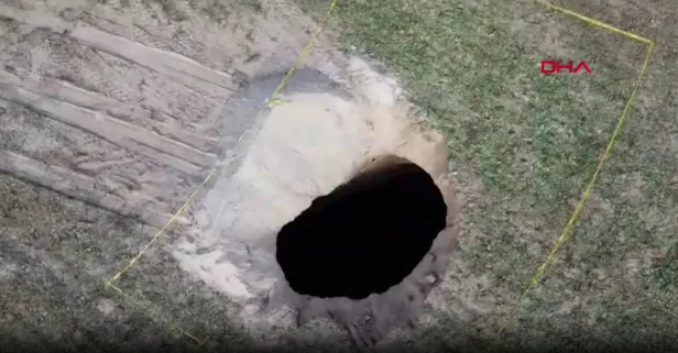 Konya'dan sonra Aksaray'da da obruk oluşmaya başladı: Su çekilince kireç taşlarında çökme oluyor