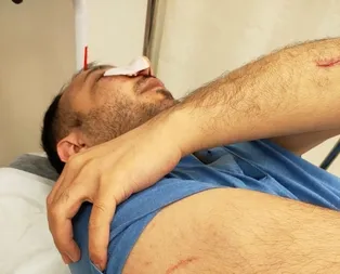 Hasta yakını sağlık çalışanını darp etti