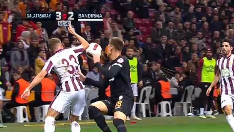 ▶️ Bandırmaspor'un golü elle oynama gerekçesiyle VAR'dan döndü!