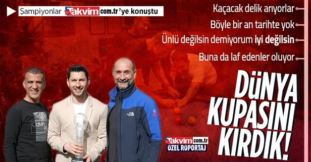 ÖZEL | Dünya Şampiyonları Semih Saygıner ve Tayfun Taşdemir’den çarpıcı itiraflar!