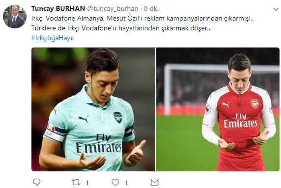 Mesut Özil’i reklamdan çıkaran Vodafone Almanya'ya tepkiler çığ gibi!-4