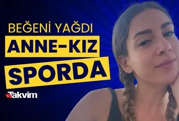 Kenan İmirzalıoğlu’nun biricik kızı sosyal medyayı salladı! Sinem Kobal kızı Lalin’le sporda! “Ne kadar büyümüş”