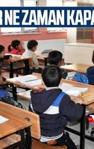 Okullar Temmuz'da mı kapanacak? 2 Temmuz'da okullar kapanacak mı 2021?