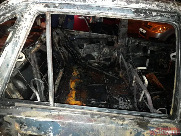 İstanbul'da korku dolu anlar! Sokak ortasında alev alev yandı: Arabasına atlayan kaçtı - 12