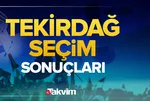 İlk sonuçlar... Tekirdağ kim kazandı? Tekirdağ seçim sonuçları! 31 Mart 2024 Tekirdağ yerel seçim sonucu ve oy oranları