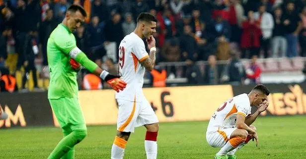 Kayıp Aslan! Yıldızlar topluluğu Galatasaray, Kayserispor’a teslim oldu