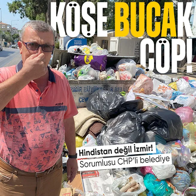 CHPli Buca Belediyesi işçinin hakkını ödemedi sokaklarda çöp dağları oluştu