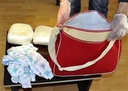 Bebek bezi arasında esrar ticareti