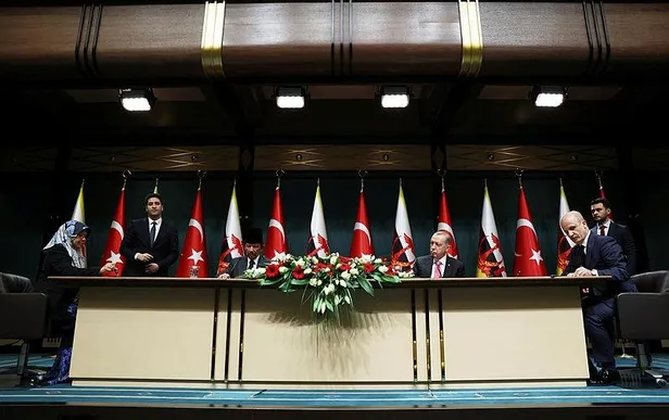 Başkan Erdoğan'dan Brunei Darüsselam Sultanı ile ortak basın toplantısında önemli açıklamalar-6