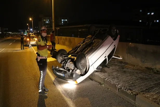 Kazadan burnu bile kanamadan kurtuldu, otomobili için gözyaşlarına boğuldu-2