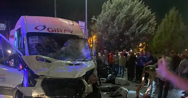 Gaziantep'te dönüş yapan tır araçları biçti: Çok sayıda yaralı var!