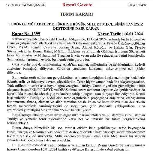 terorle-mucadelede-tbmm-tavizsiz-destegine-iliskin-tbmm-karari-resmi-gazetede-yayimlandi-1705443444269.jpeg "Terörle Mücadelede Türkiye Büyük Millet Meclisi'nin Tavizsiz Desteğine Dair Karar" Resmi Gazete'de-2