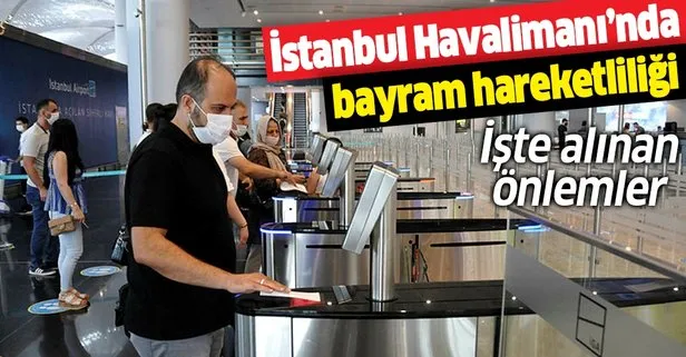 İstanbul Havalimanı’ndan bayram hareketliliği