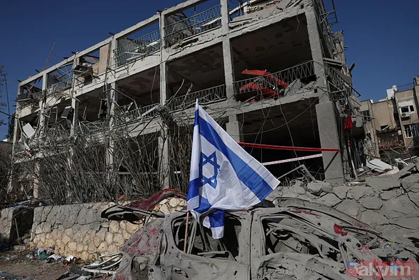 İran'dan İsrail'e misilleme! Füzeler yağdı binalar yıkıldı | İşte yıkımdan kareler - 17