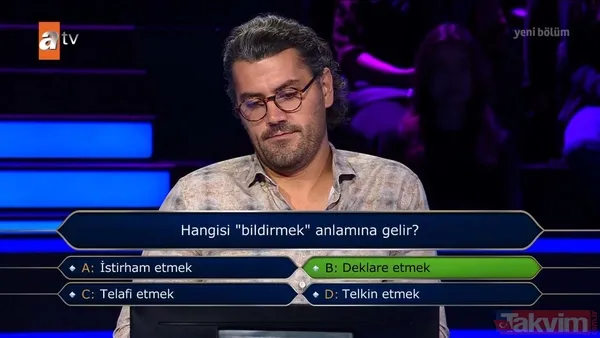 Kim Milyoner Olmak İster'de seyirciye güvendi yarışmadan elendi! Geceye damga vuran o soruyu kimse bilemedi! - 24