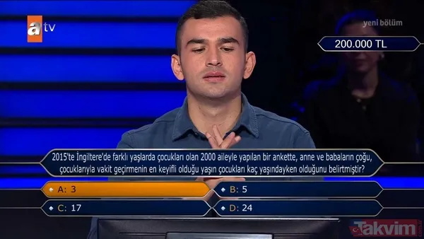 Kim Milyoner Olmak İster'e katılan işitme engelli yarışmacı azmiyle geceye damgasını vurdu! - 44