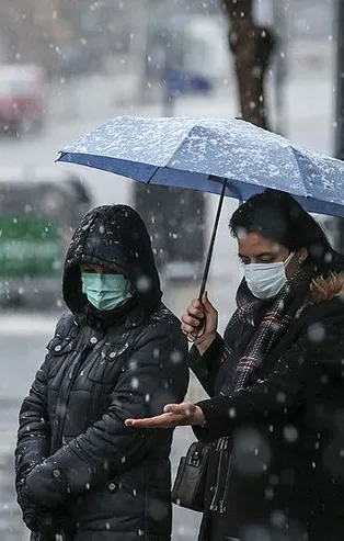 SON DAKİKA: Ankara güne karla uyandı