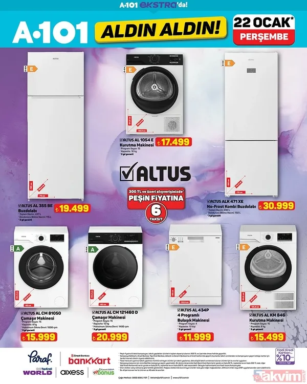 A101 aktüel 22 Ocak 2026 kataloğu yayınlandı! Beyaz eşya, temizlik malzemeleri ve gıda ürünlerinde kampanya - 11