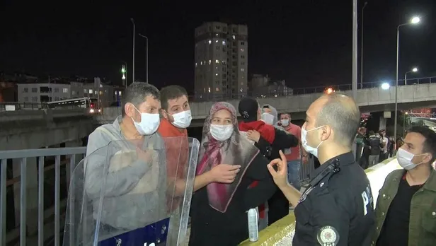 Son dakika: İstanbul'da yasağa rağmen asker uğurlama törenleri devam ediyor: Polis, konvoyu otogara almadı-4