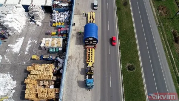 90 tekerlekli TIR! 147.5 ton ağırlığında! 250 kilometreyi 3 günde gitti - 8