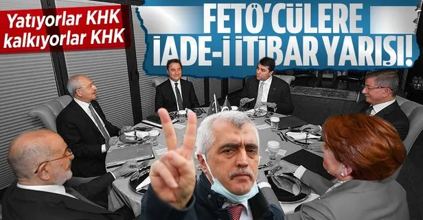 Muhalefette FETÖ'cülere iade-i itibar yarışı! Kılıçdaroğlu ve yuvarlak masa ortaklarından KHK'lılara göreve iade sözü