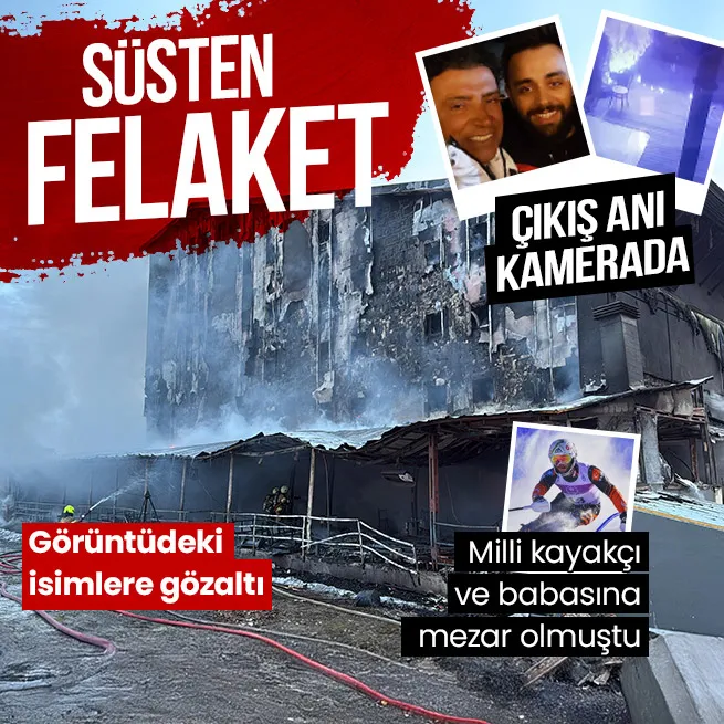 Uludağda 2 kişinin hayatını kaybettiği otel yangınının başlangıç görüntüleri ortaya çıktı! Gözaltı sayısı arttı