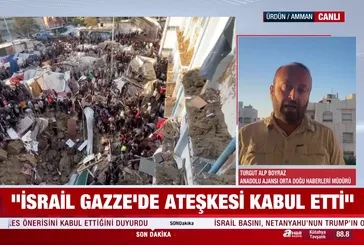 İsrail Gazze'de ateşkesi kabul etti!