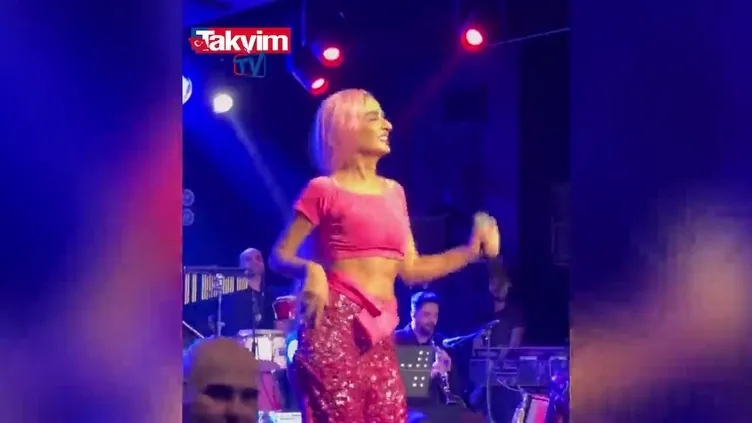 Yıldız Tilbe’nin karın kası şovu!