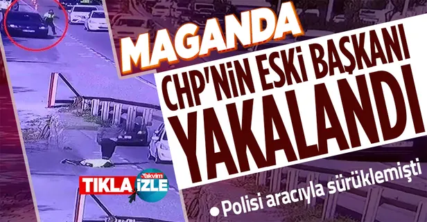 Son dakika! Kendisini durduran polisi aracıyla sürükleyen eski CHP Gençlik Kolları Başkanı Bülent Sadıkoğlu yakalandı