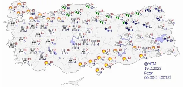 HAVA DURUMU | Meteorolojiden o bölgeye çok kritik uyarı! Çok kuvvetli geliyor | 19-23 Şubat 2023-11