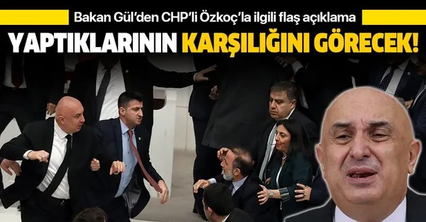 Son dakika: Adalet Bakanı Gül’den CHP’li Özkoç’la ilgili flaş açıklama: Fezlekeyi derhal TBMM’ye göndereceğiz