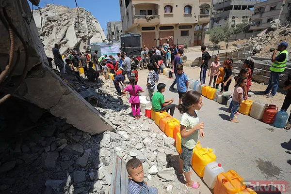 İnsanlık utansın! Soykırımcı terör devleti İsrail Gazze'de bir milyon çocuğu aç bırakıyor: Gazze Şeridi toplu ölümlerin eşiğinde - 1