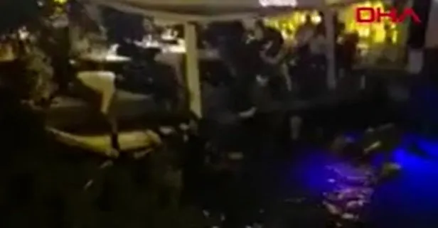 Bebek'te can pazarı! Restoranın olduğu iskele çöktü vatandaşlar denize düştü