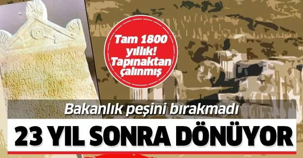 Bakanlık peşindeydi! 23 yıl sonra geri dönüyor