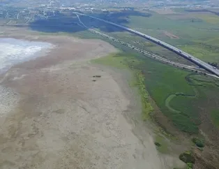 Büyükçekmece'de sular çekilince ortaya çıktı! Bizans'tan kalma tam 1500 yıllık...